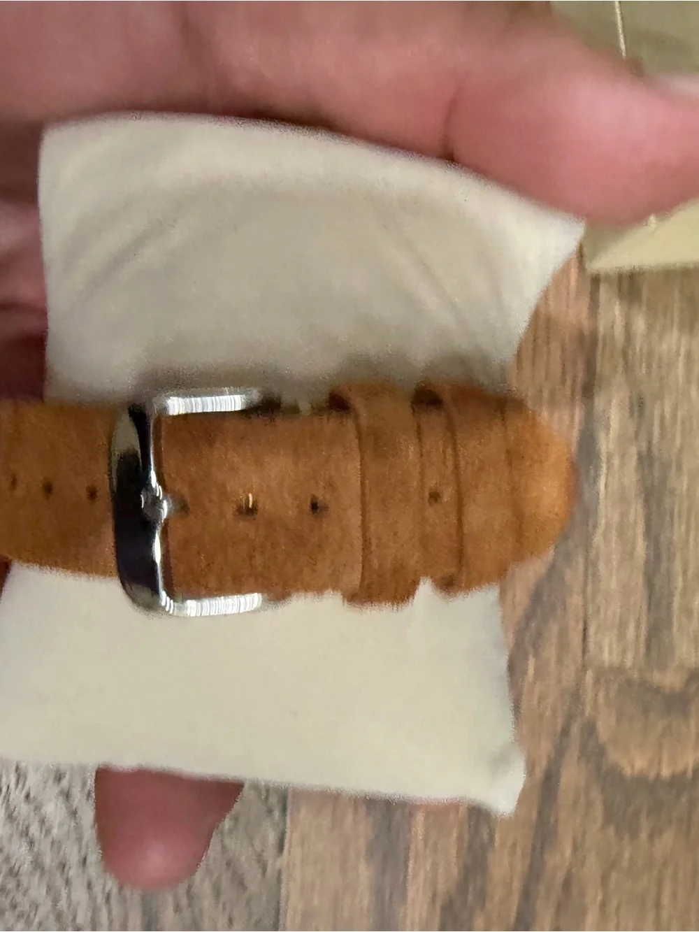 AVI-8 Men's Brown Leather Strap Pilot Watch Needs BATTERY